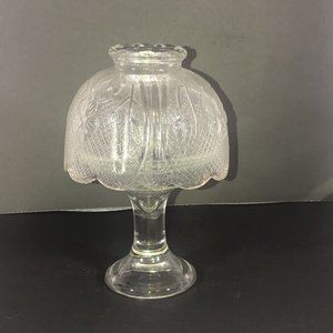 Fairy Lamp Clear Depression Glass 6 inches